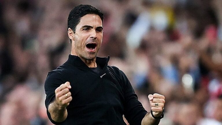 أرتيتا يحاول حشد لاعبي أرسنال لاغتنام فرصة استعادة لقب الدوري الإنجليزي