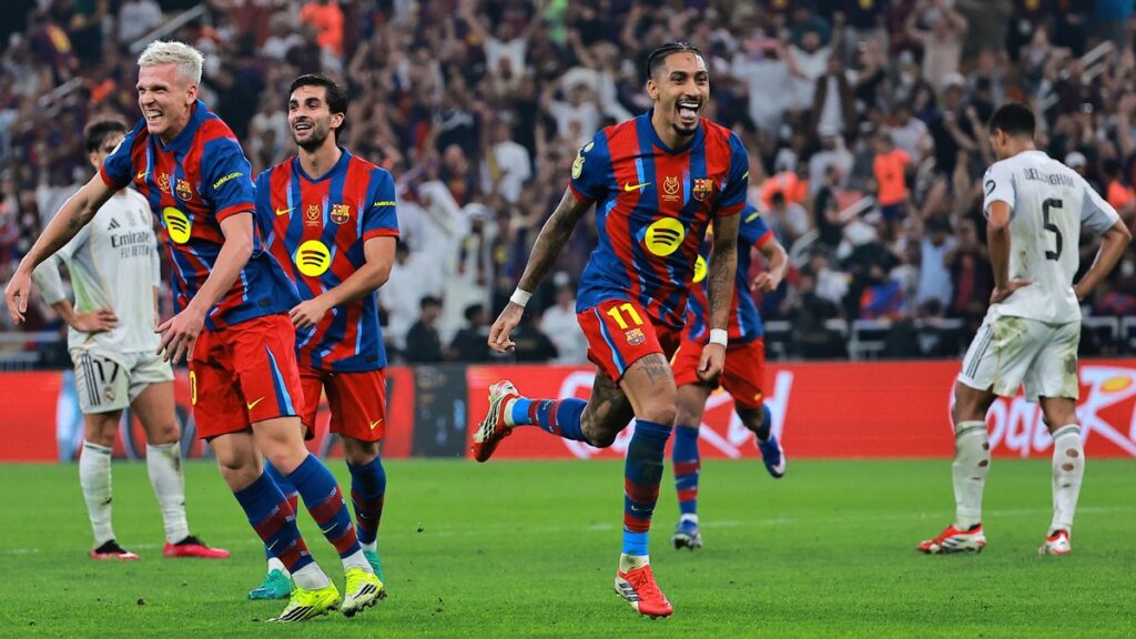 برشلونة يحرز كأس السوبر الإسبانية على حساب غريمه ريال مدريد