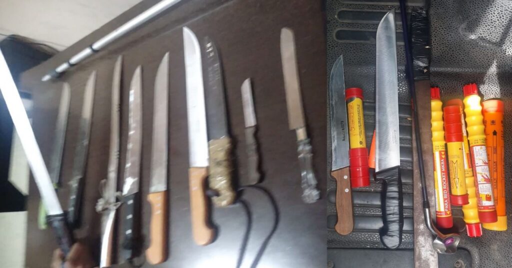 توقيف 42 شخصا وضبط أسلحة بيضاء خلال عمليات أمنية مرتبطة بمباراة الجيش والشباب السالمي