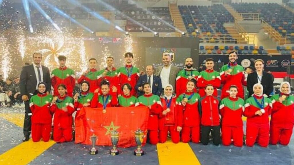 المنتخب المغربي للتايكوندو يحرز 12 ميدالية