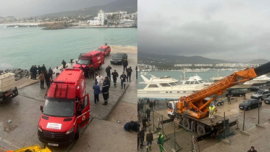 جنوح سفينة تجارية بعرض سواحل المضيق