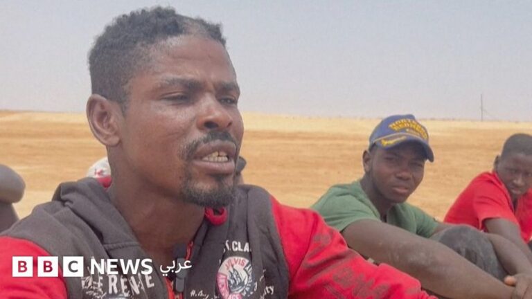 مهاجرون أفارقة يتوهون منهكين في الصحراء بين تونس وليبيا