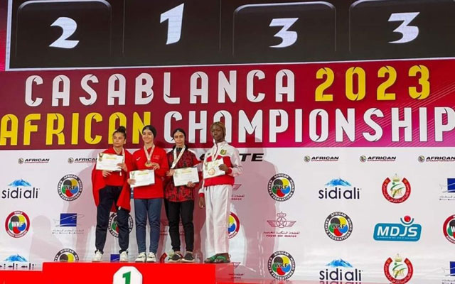 بطولة إفريقيا للكراطي (الدار البيضاء 2023): المغرب يتوج بطلا برصيد 33 ميدالية ضمنها 17 ذهبية