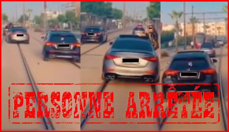 الدار البيضاء.. فتح بحث قضائي لتوقيف سائقي سيارات استعملوا سكة الترامواي بشكل استعراضي يعرقل النقل العمومي