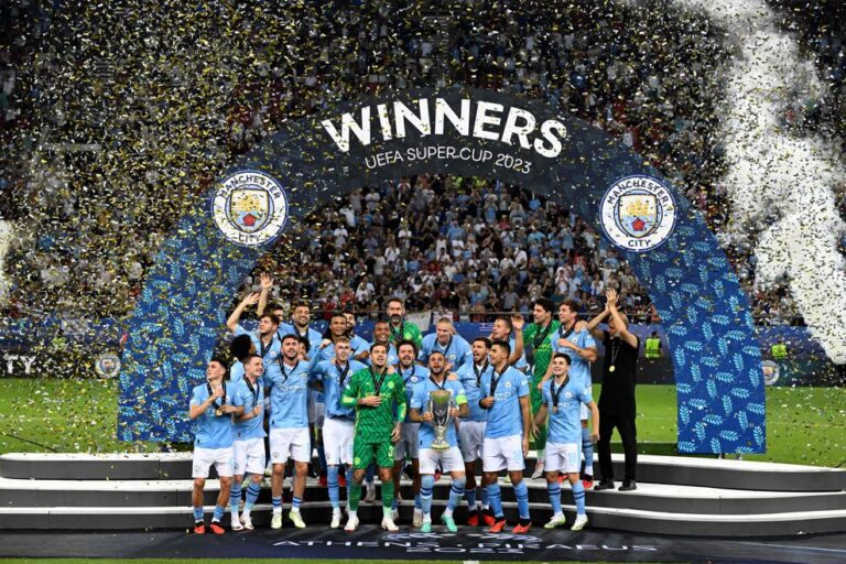 الكأس السوبر الأوروبية: مانشستر سيتي يتوج بفضل ضربات الترجيح