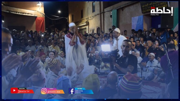 الفنان المراكشي عبد الرحيم بانا يحيي ليلة للدقة المراكشية وسط جماهير غفيرة (فيديو)