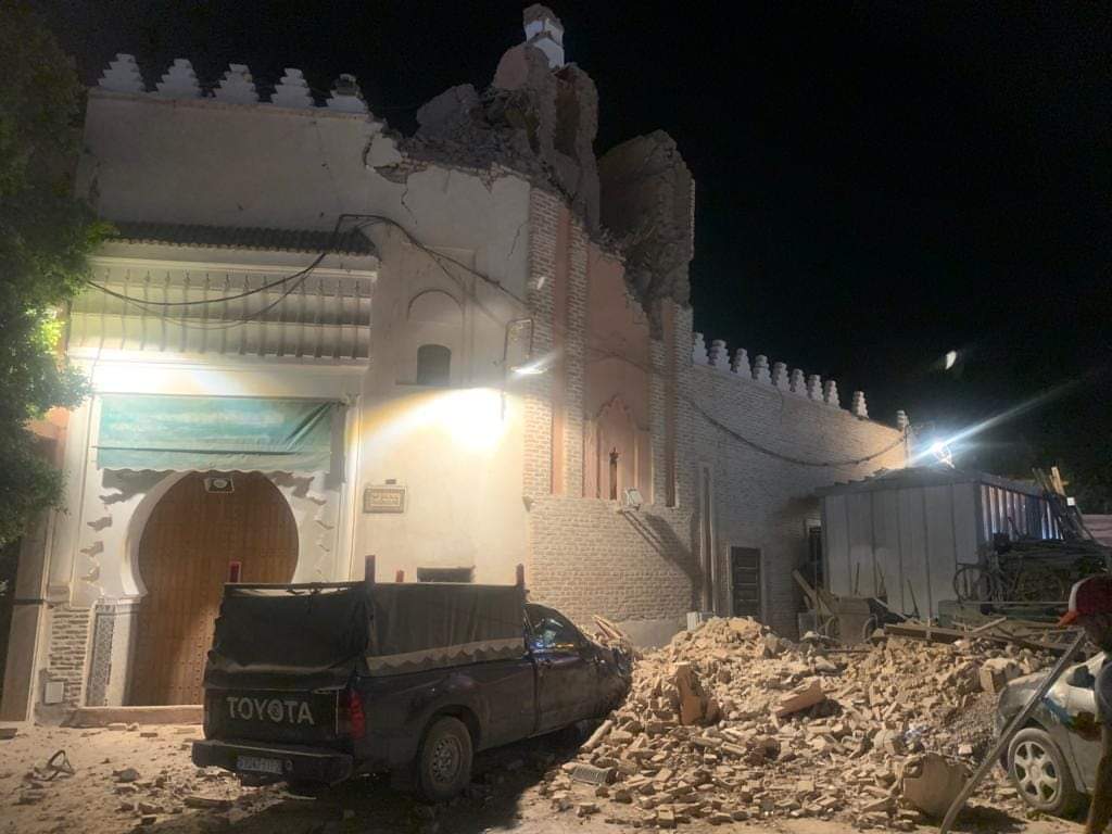 مخلفات الزلزال.. خسائر مادية وانهيار بعض المنازل والأسوار في مراكش (فيديو)