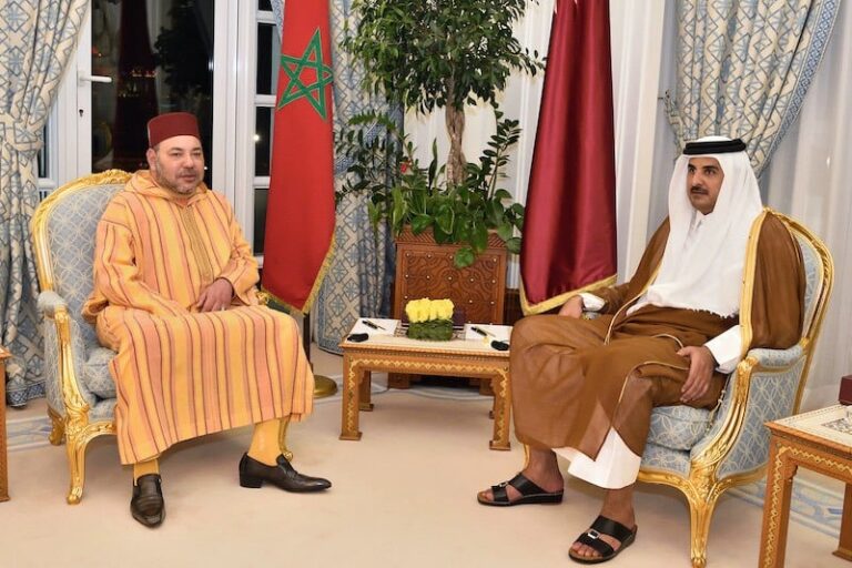 الملك يبعث برقية شكر وامتنان إلى أمير دولة قطر