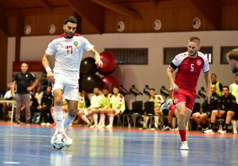 مباراة ودية .. المنتخب المغربي لـ"فوت سال" يكتسح نظيره الدنماركي