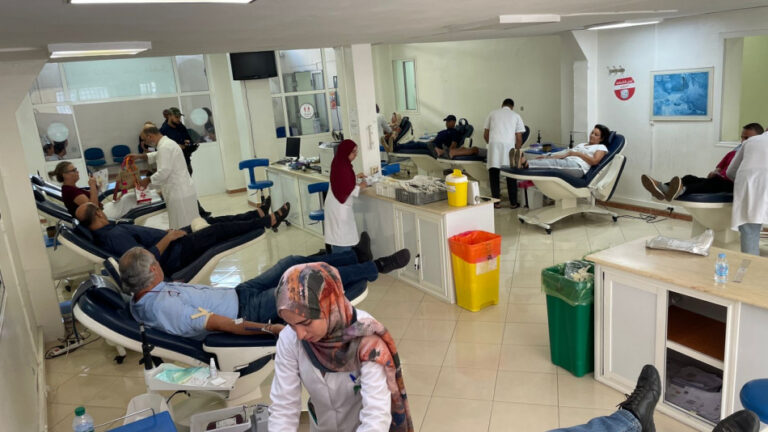 الجديدة: عملية تضامن استثنائية للتبرع بالدم من أجل مساعدة ضحايا زلزال الحوز