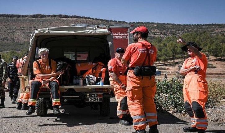 برقية شكر وامتنان من الملك إلى المنسق الوطني لفريق البحث والإنقاذ الدولي للمملكة المتحدة