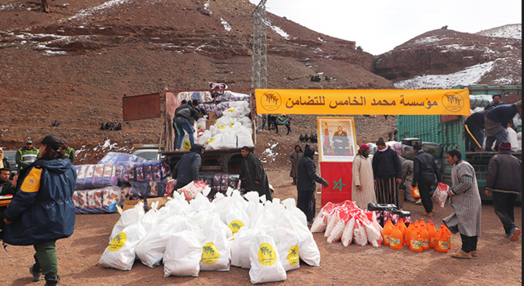 مؤسسة محمد الخامس للتضامن: إحداث مستودع مركزي بمراكش لتجميع المساعدات الموجهة لضحايا زلزال الحوز