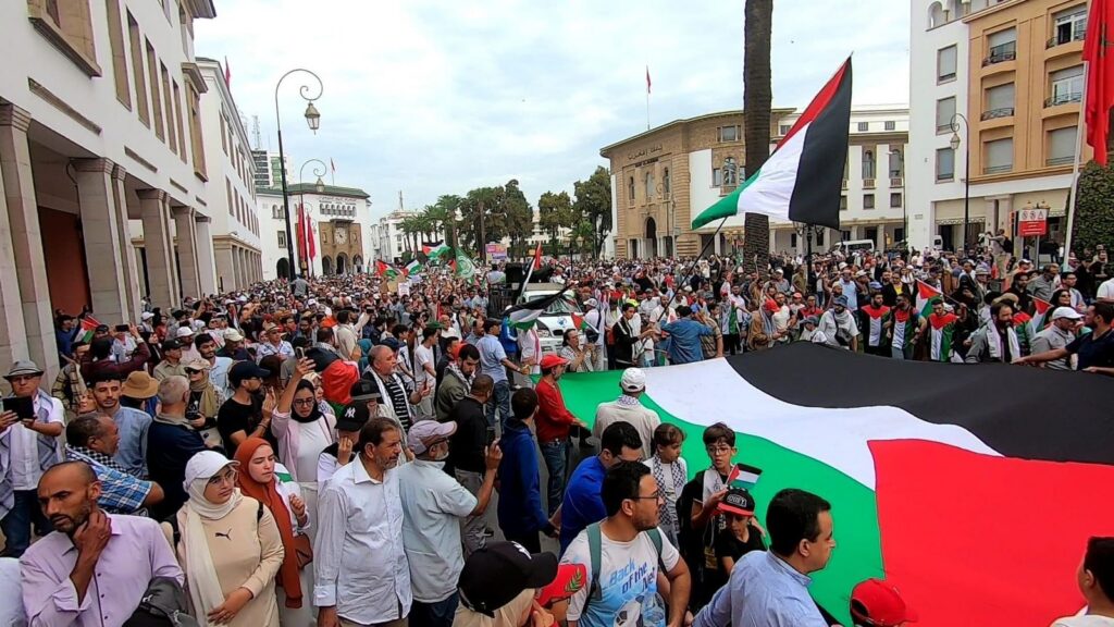 الرباط.. مسيرة تضامنية مع الشعب الفلسطيني (صور)