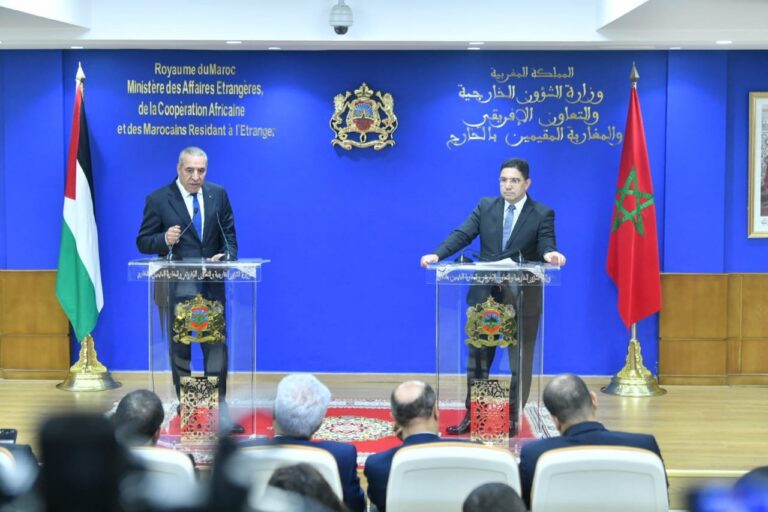 بوريطة: المغرب يسعى إلى إقامة السلام الشامل والعادل الذي يضمن الحقوق المشروعة للشعب الفلسطيني