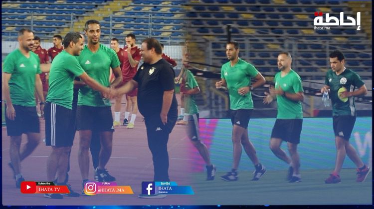 حكام مباراة الوداد والترجي في حصة تدريبية بـ"دونور" وسلام حار مع طاقم الترجي