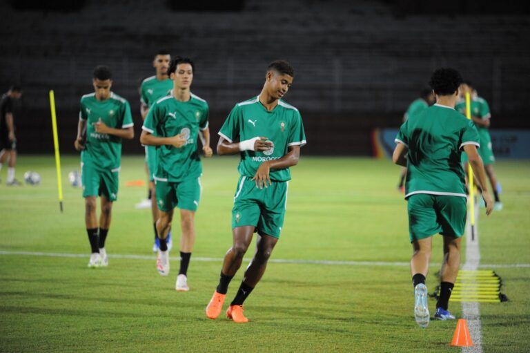 مونديال أندونيسيا 2023.. "الأشبال" يواصلون الاستعداد للقاء إيران
