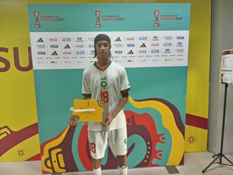 مونديال أندونيسيا للفتيان.. المغربي الحموني أحسن لاعب في لقاء المغرب وبنما