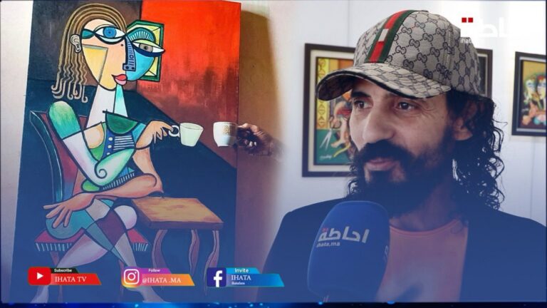 "كمياء العيون وشغف النظرة".. الفنان التشكيلي حسن عين الحياة يكشف تيمة لوحاته (فيديو)