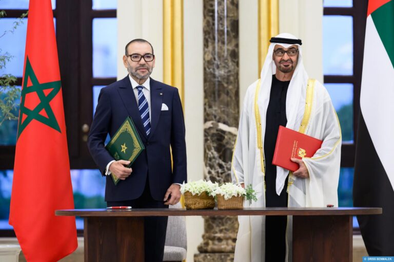 مباحثات مثمرة بين الملك ورئيس دولة الإمارات (صور)