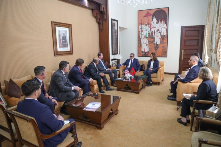 أخنوش يتباحث مع وفد من الكونغرس الأمريكي تعزيز العلاقات الاستراتيجية بين المغرب والولايات المتحدة