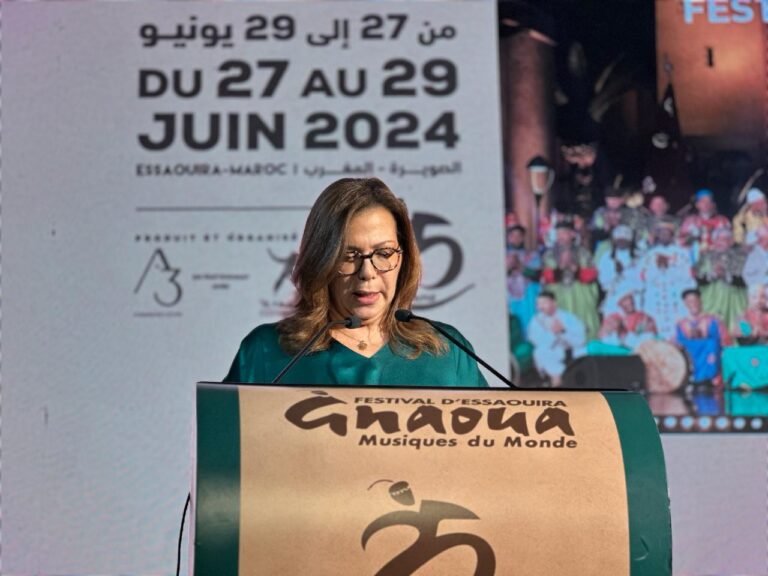 نايلة التازي : الدورة الـ25 لمهرجان كناوة وموسيقى العالم بداية لمسار جديد نحو المستقبل