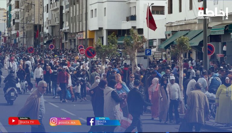 إقبال كبير على قيساريات "كراج علال" مع اقتراب عيد الفطر المبارك (فيديو)