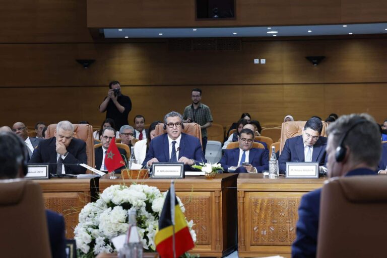 أخنوش ينوه بمستوى الحوار السياسي بين المغرب وبلجيكا