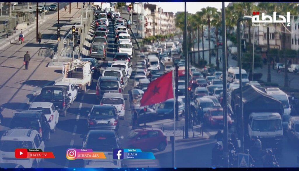 اختناقات مرورية بالبيضاء عشية آخر أيام رمضان المبارك