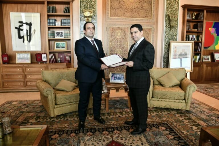 مبعوث رئيس المجلس الرئاسي الليبي يعرب عن شكر بلاده للملك على دعمه الثابت للقضية الليبية ويؤكد أهمية تعزيز اتحاد المغرب العربي