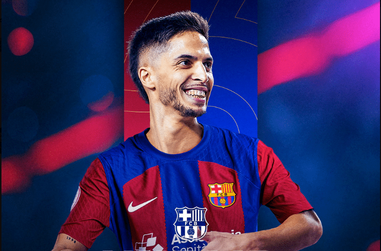 برشلونة يتعاقد مع الدولي المغربي خالد أبوزيد