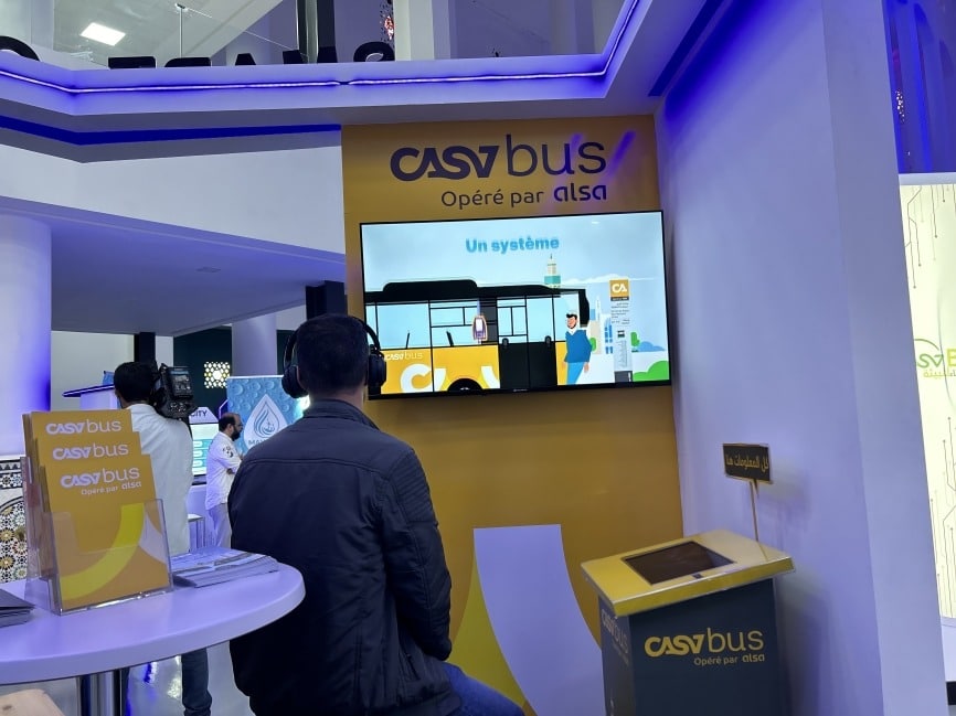 حافلات البيضاء بإدارة ألزا تشارك في الدورة الثامنة لملتقى المدينة الذكية للدار البيضاء