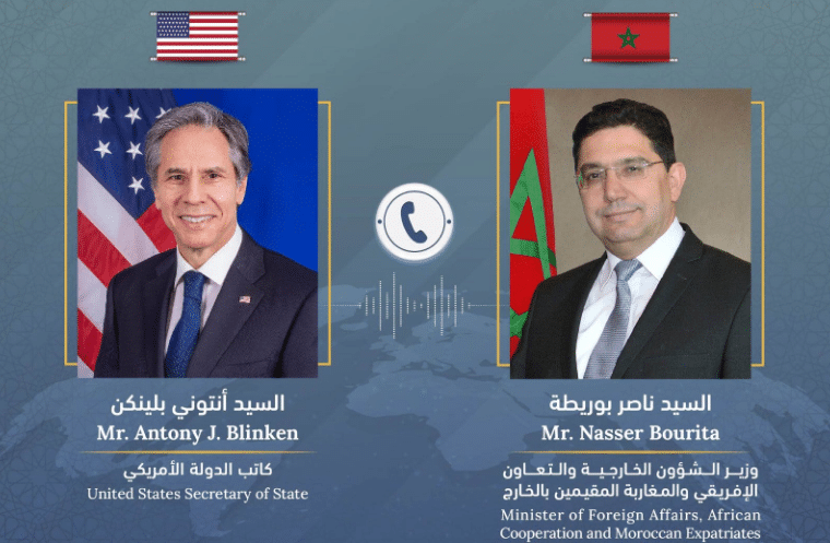 بوريطة يجري مباحثات مثمرة مع كاتب الدولة الأمريكي أنتوني بلينكن