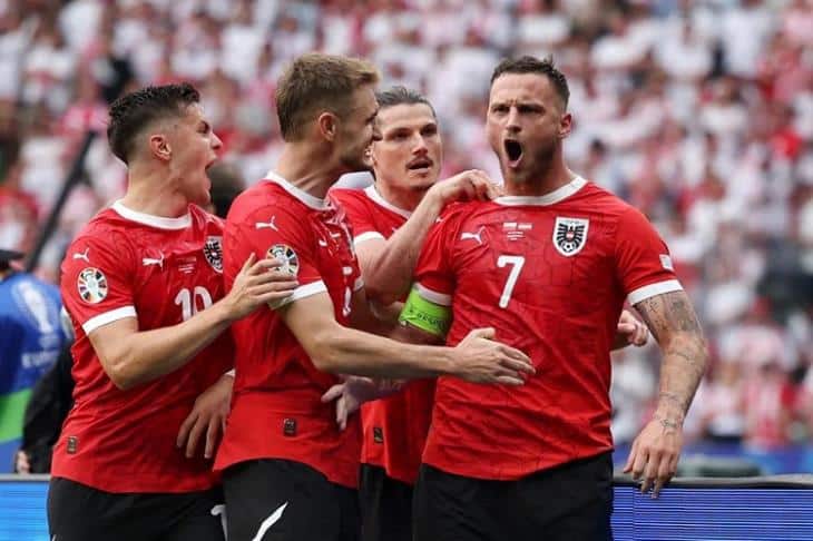 كأس أوروبا 2024 (المجموعة الرابعة/الجولة الثانية).. النمسا تفوز على بولندا (3-1)