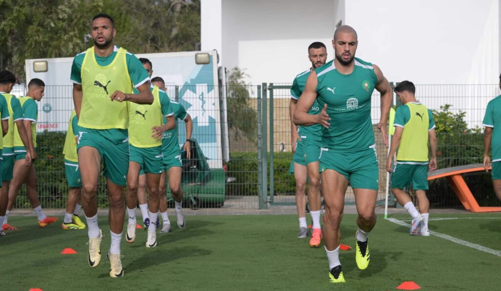 المنتخب الوطني يجري آخر حصة تدريبية بالمعمورة قبل التوجه إلى أكادير (صور)