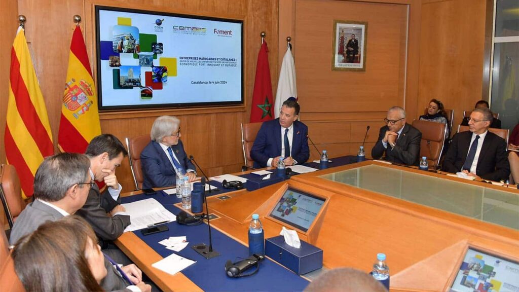 الدار البيضاء.. الاتحاد العام لمقاولات المغرب يستكشف فرص التعاون والاستثمار مع أرباب عمل كتالونيين