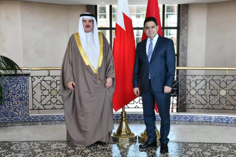 بوريطة يجري محادثات مع رئيس مجلس النواب البحريني