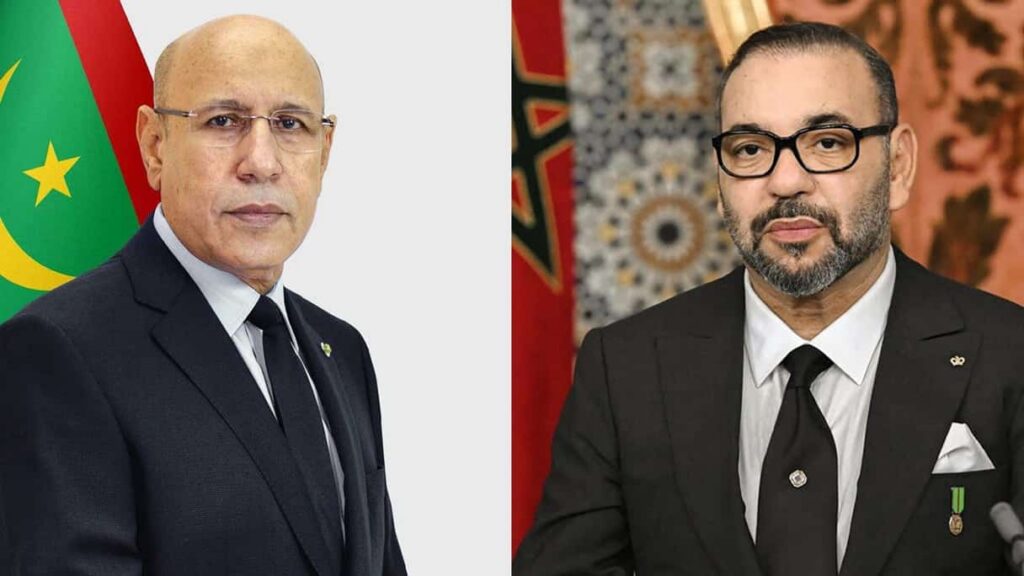 الملك يهنئ محمد ولد الشيخ الغزواني بمناسبة إعادة انتخابه رئيسا لموريتانيا