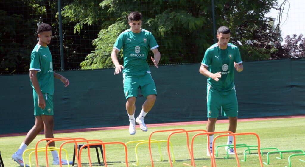 المنتخب الأولمبي يجري حصة تدريبية جديدة
