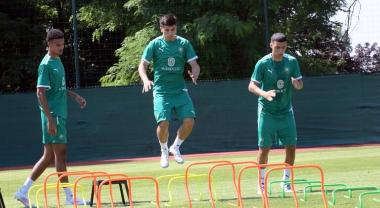 المنتخب الأولمبي يجري حصة تدريبية جديدة