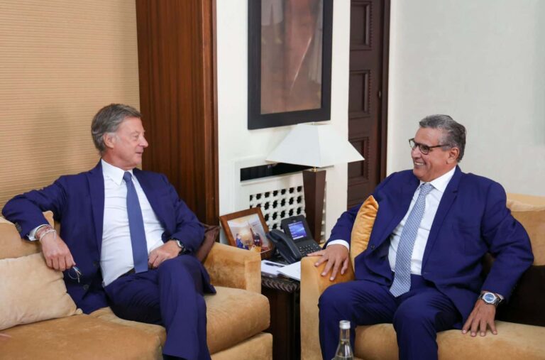 أخنوش يستقبل الرئيس المدير العام لمجموعة "أكور"