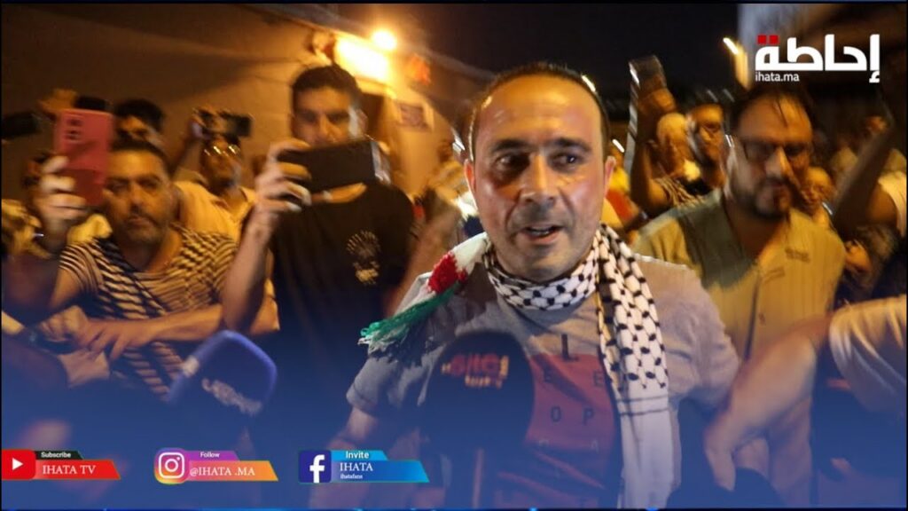 اللحظات الأولى لخروج الريسوني من السجن (فيديو)