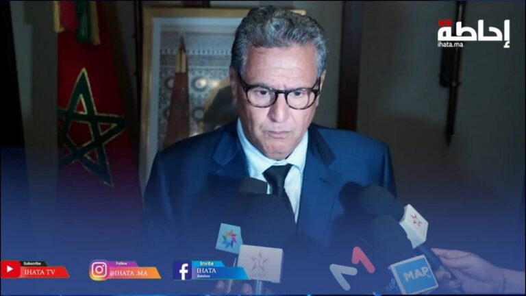 أخنوش يكشف خطة الحكومة للرفع من وتيرة الاستثمارات في قطاع الماء (فيديو)
