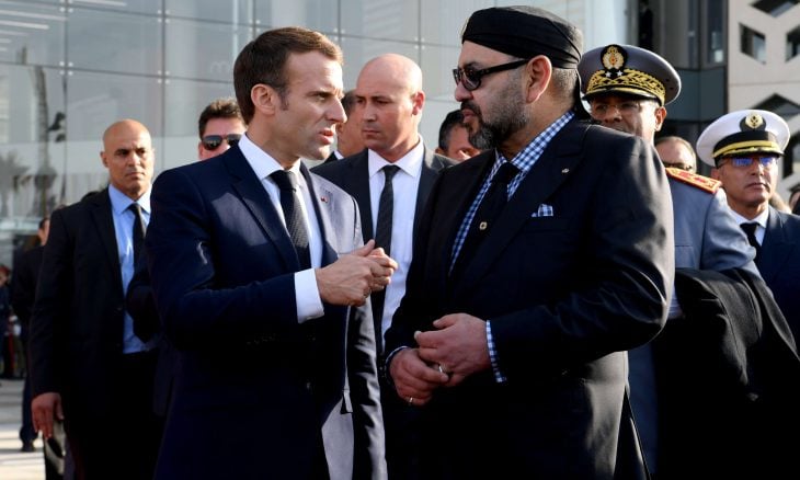 الملك محمد السادس يدعو "ماكرون" لزيارة المغرب