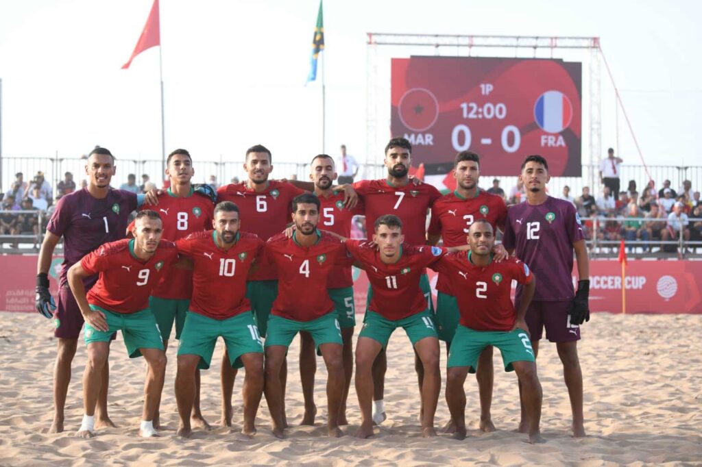 المنتخب الوطني لكرة القدم الشاطئية بكأس الدار البيضاء الدولية