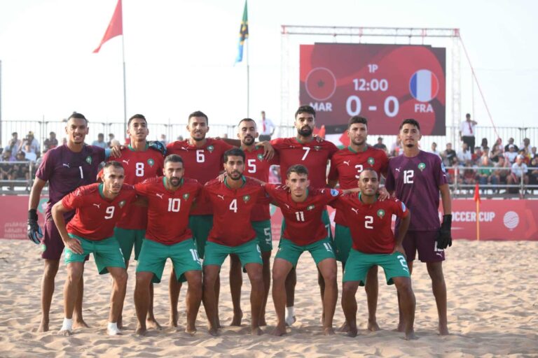 المنتخب الوطني لكرة القدم الشاطئية بكأس الدار البيضاء الدولية