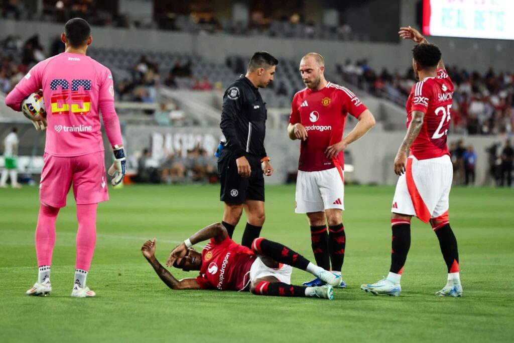 إصابة راشفورد وأنتوني خلال "ودية" مانشستر يونايتد