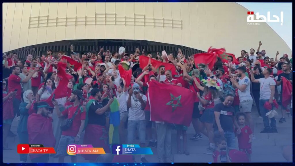 أجواء مغربية خالصة في مارسيليا والفيلودروم يتزين بالأحمر والأخضر