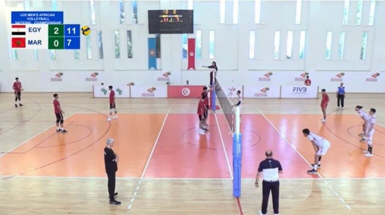 هزيمة ثانية للمنتخب المغربي للكرة الطائرة في البطولة الإفريقية لأقل من 20 سنة