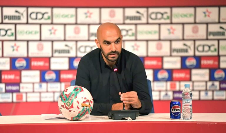 الركراكي: نسعى إلى تطوير أداء المنتخب الوطني في إقصائيات كأس أمم إفريقيا