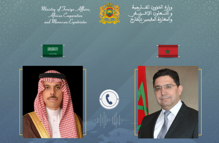 بوريطة يتباحث هاتفيا مع وزير الخارجية السعودي